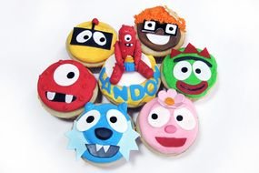 different soft monsters as a picture for clipart