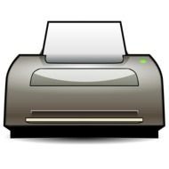 Computer Printer Clip Art drawing