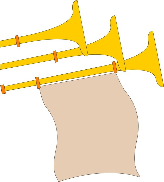 Medieval Banner drawing