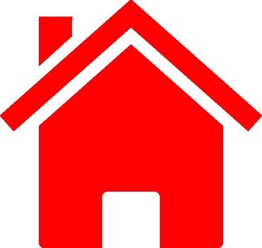 Simple Red House Clip Art