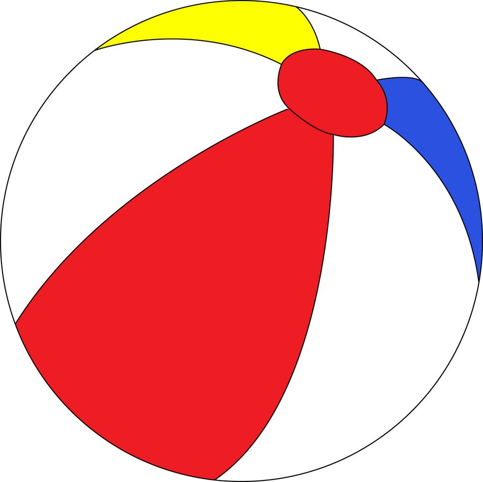 Beach Ball as a illustration
