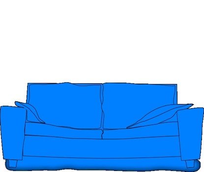 Couch Clip Art N20