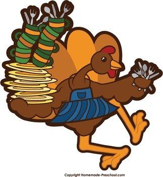 Home Free Clipart Thanksgiving Cooking Turkey One