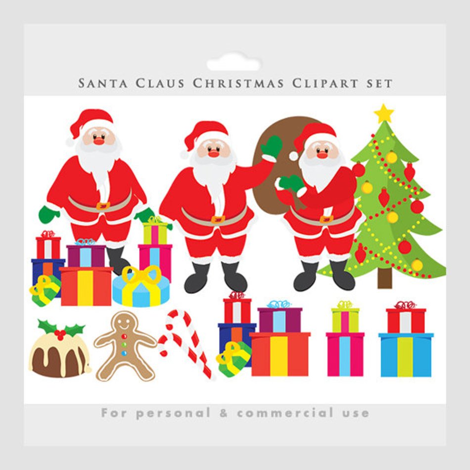 Christmas Santa Clip Art N39