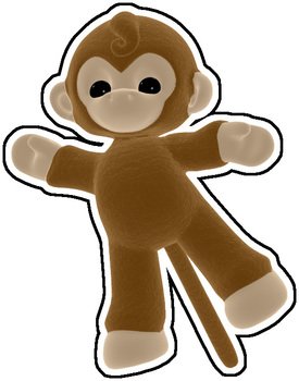 Monkey Clip Art N111