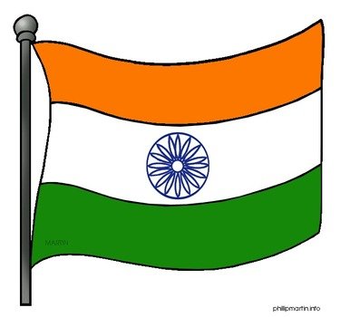 India Flag Clip Art N5