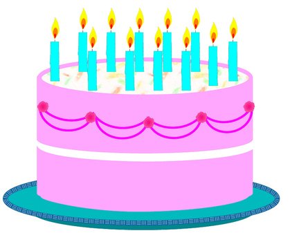 Happy Birthday Cake Clip Art N7