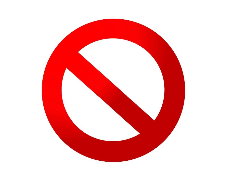 No Sign drawing
