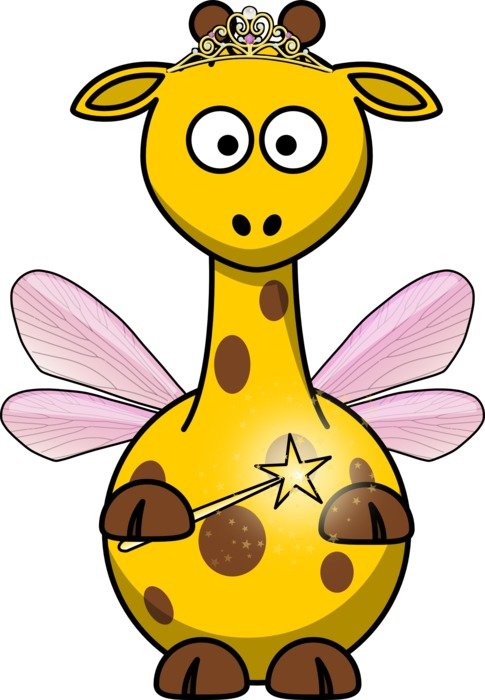 Giraffe Clip Art For Kids drawing