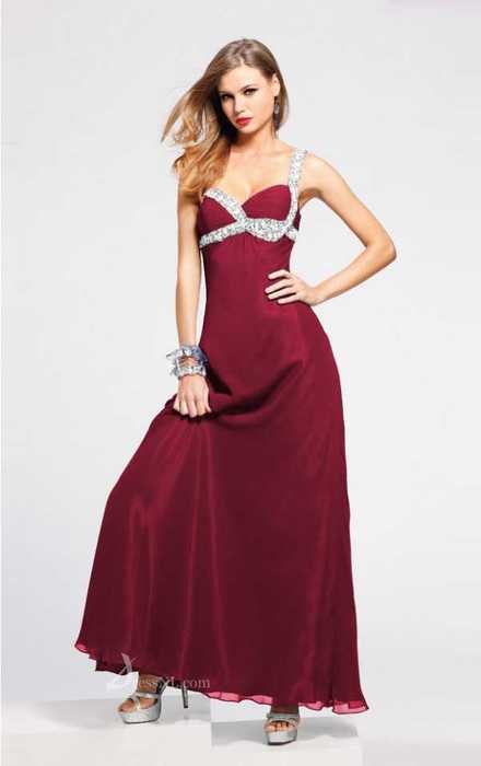 Ankle Length Dress drawing