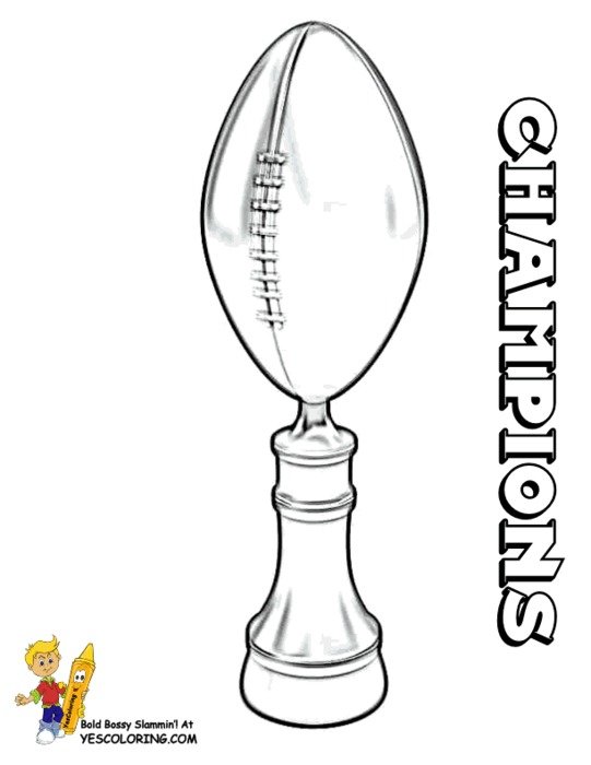 Trophy Coloring Page