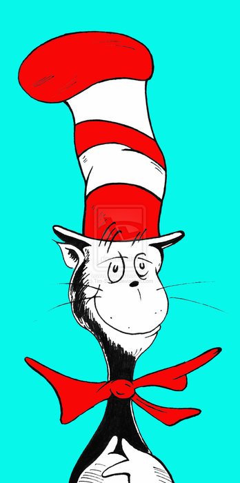 Cat In The red Hat drawing