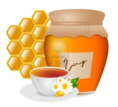 Tea And Honey Clip Art