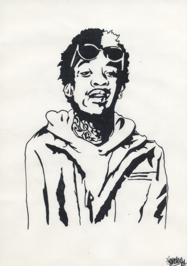 Wiz Khalifa man drawing free image download