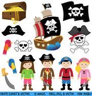 Pirat Clipart ClipArt Und Vektoren Kommerziellen Pers oumlnlichen
