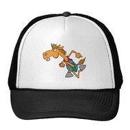 Funny Cartoon Horse Running