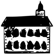 LDS Chapel Clip Art drawing