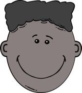 Boy Face Cartoon drawing