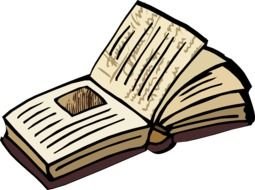 old open Book, Clip Art