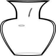 Vase Outline Clip Art