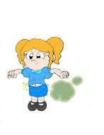 Farting Girl drawing