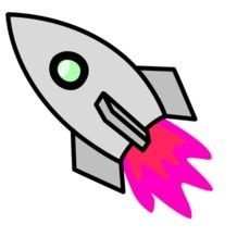 Cartoon Rocket Ship Clip Art N32