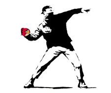 Banksy Flower Thrower