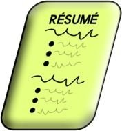 Resume Clip Art N12