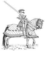 Medieval Knight Clip Art N20