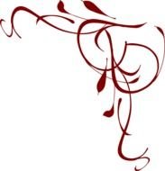 Swirl Corner Borders Clip Art N18