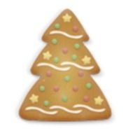 Christmas Tree Cookie Clip Art N2