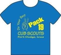blue Cub Scout Logo drawing