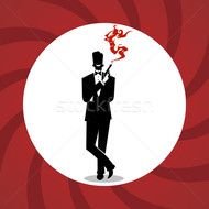 Secret Agent Silhouette