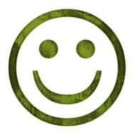 Green Smiley Face Clip Art N26