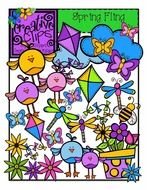 clipart with colorful drawings