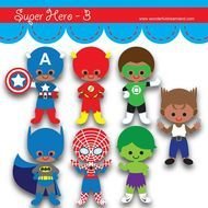 Super Hero Clip Art N78
