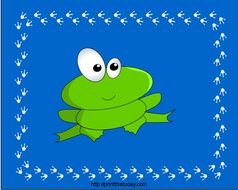 clipart of the Little Frog