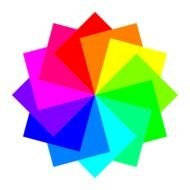 Color Rainbow Square Tunnel Clipart Vector Clip Art Online Royalty