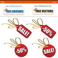 Sales Tag Vector Free