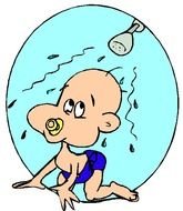 Clip Art raquo Ducha Del Bano N2