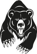 Bear Tattoo drawing
