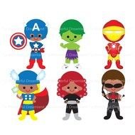 Free Printable Superhero Clip Art N3