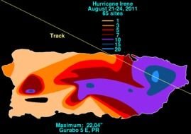 Hurricane Irene drawing