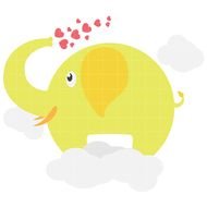 Cute Elephant Clip Art N18