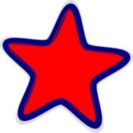 Red Star Clip Art N56