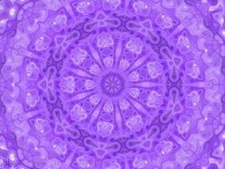 Pretty Purple as a graphic illustration