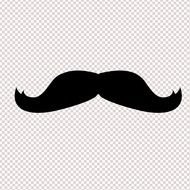 Transparent Mustache Clip Art N2