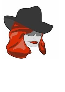 Female Detective Clip Art N10