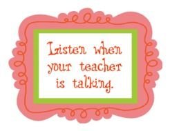 Classroom Rules Clip Art N9