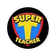 Teacher Superhero Clip Art
